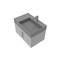 Castello Usa Amazon 30-inch Gray Right Vanity Set with Gray Top and Chrome Handles CB-MC-30G-CHR-2056R-GR - alternate 1